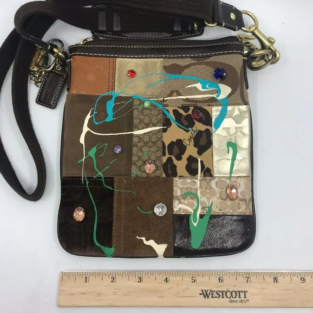 COACH Customized Multicolor Fabric Crossbody Bag - Picture 2 of 8